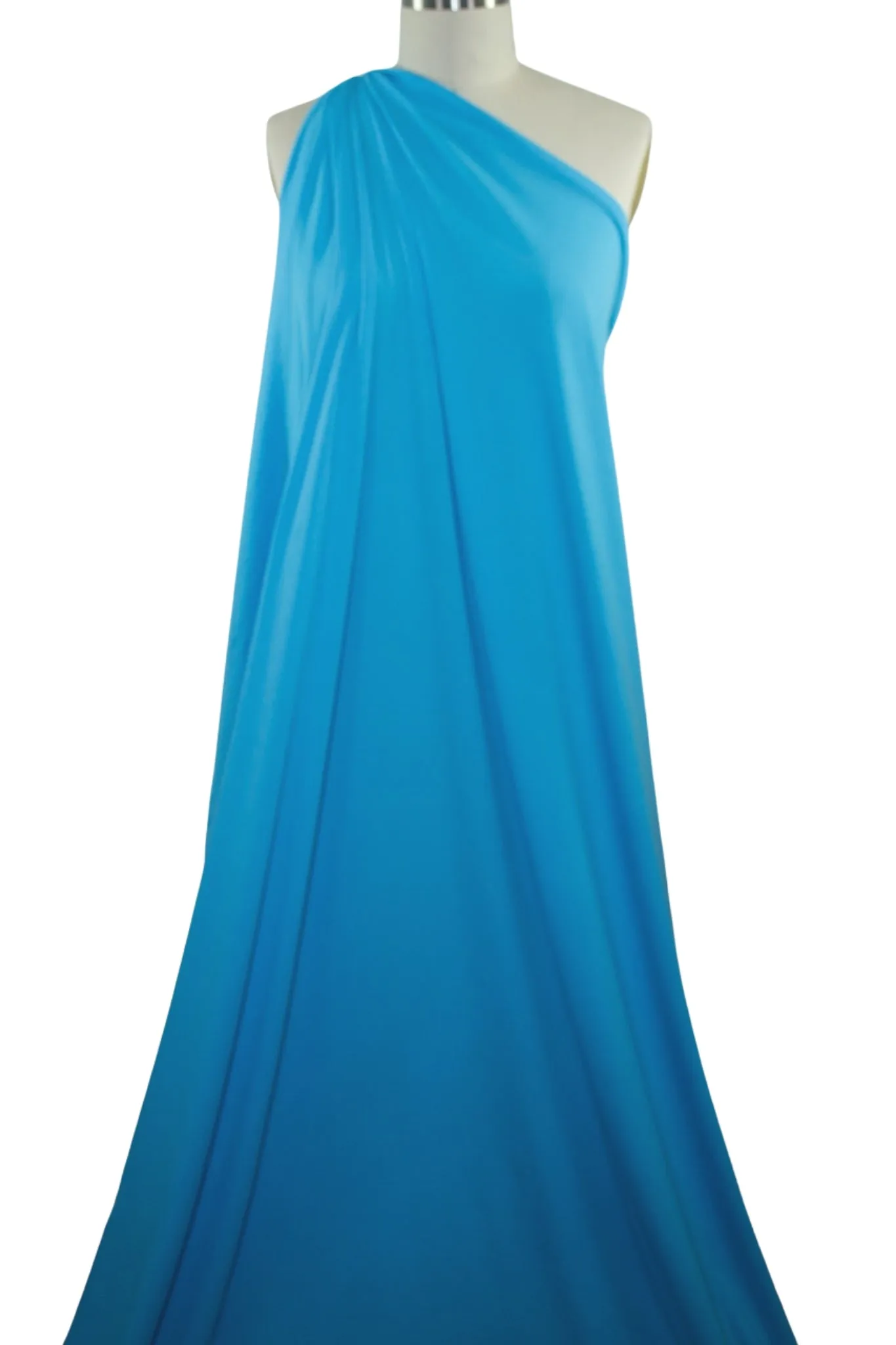 Extra Wide, Super Soft Rayon Jersey - Cruzan Blue