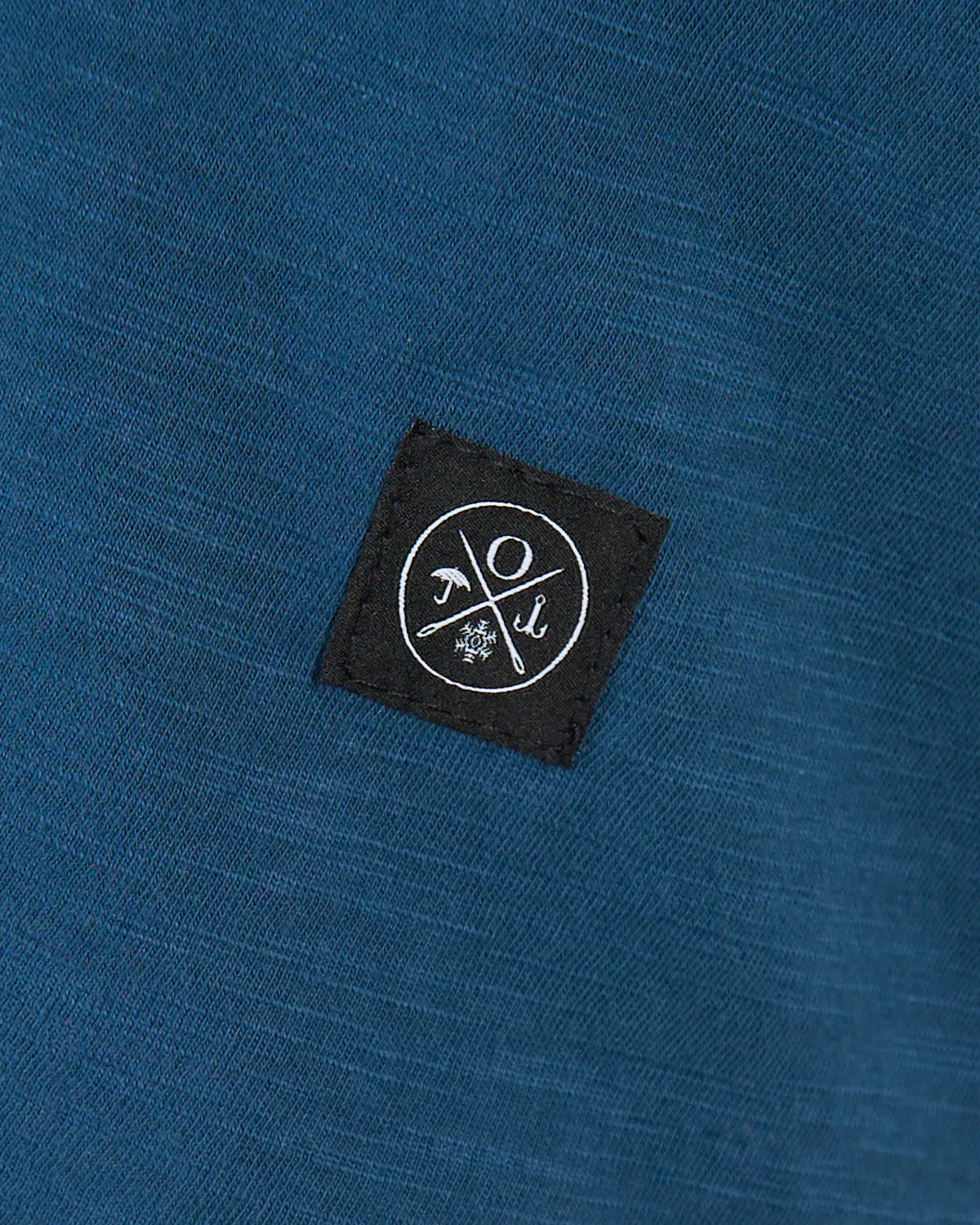 Faded Indigo Slub S/S Henley