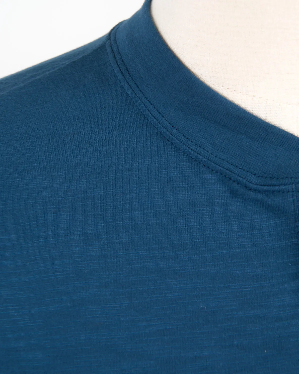 Faded Indigo Slub S/S Henley