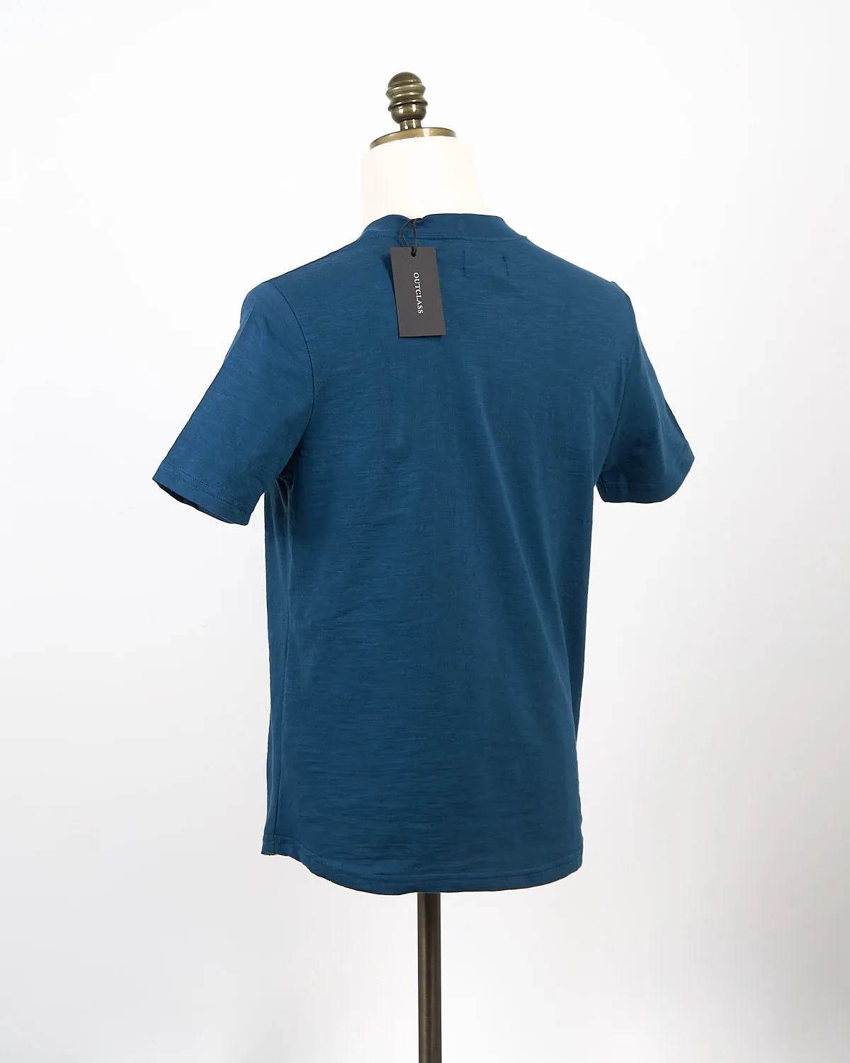 Faded Indigo Slub S/S Henley