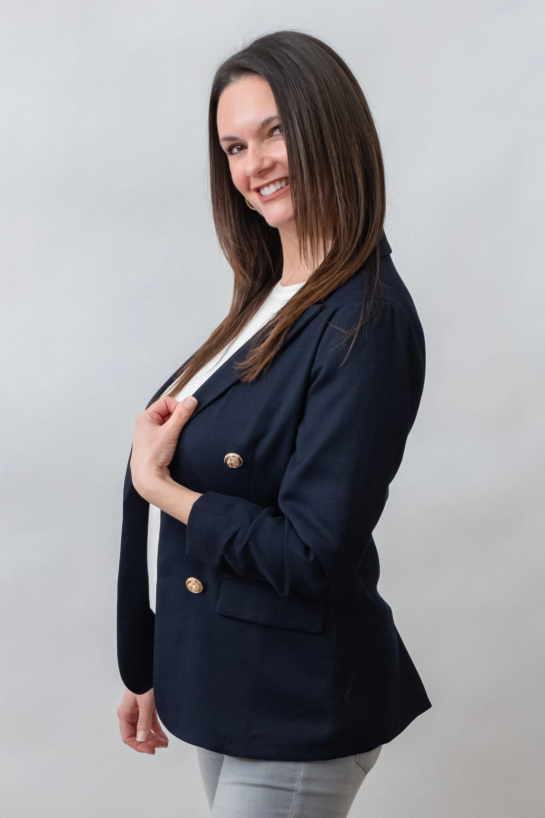 Felicity Navy Blazer