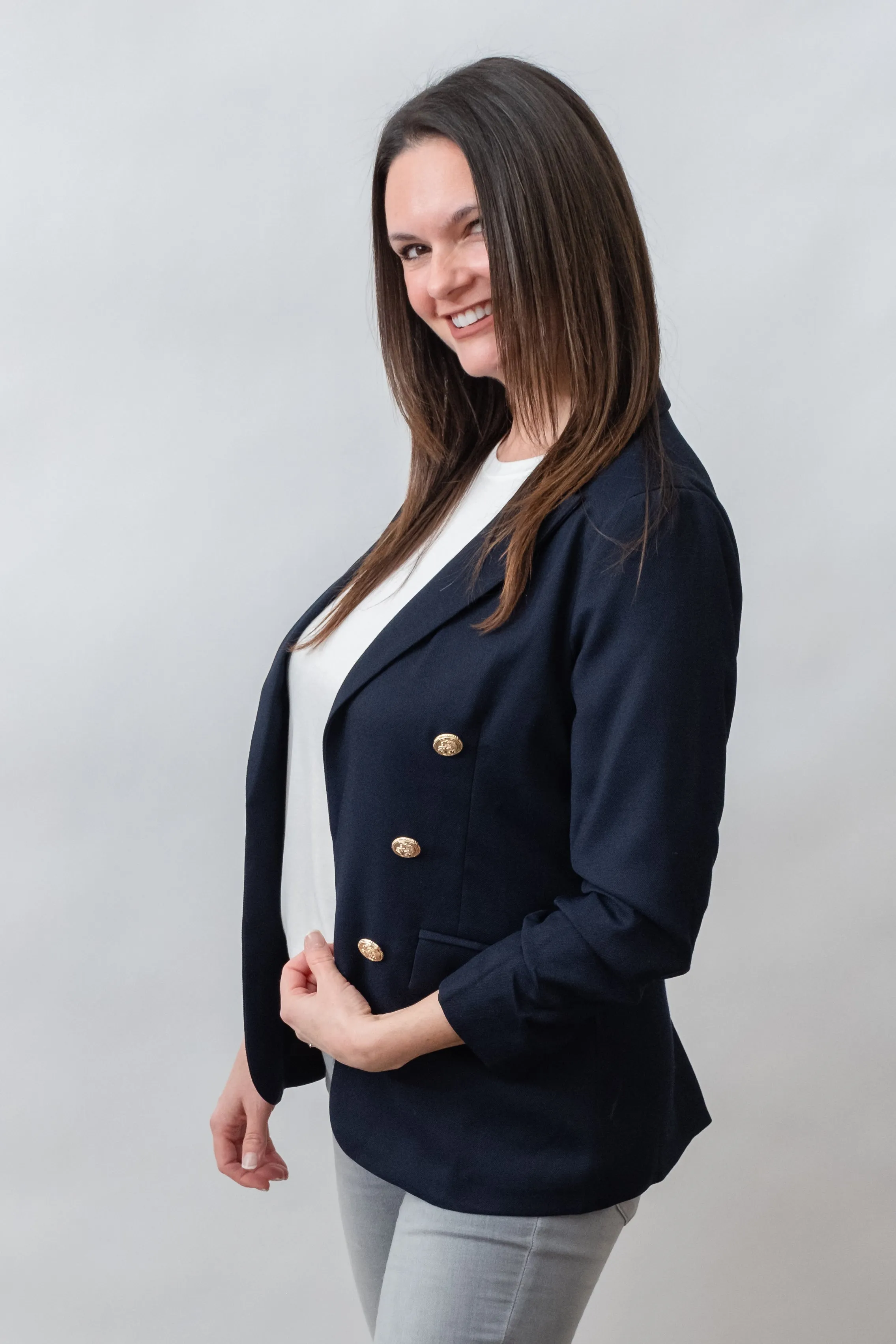 Felicity Navy Blazer