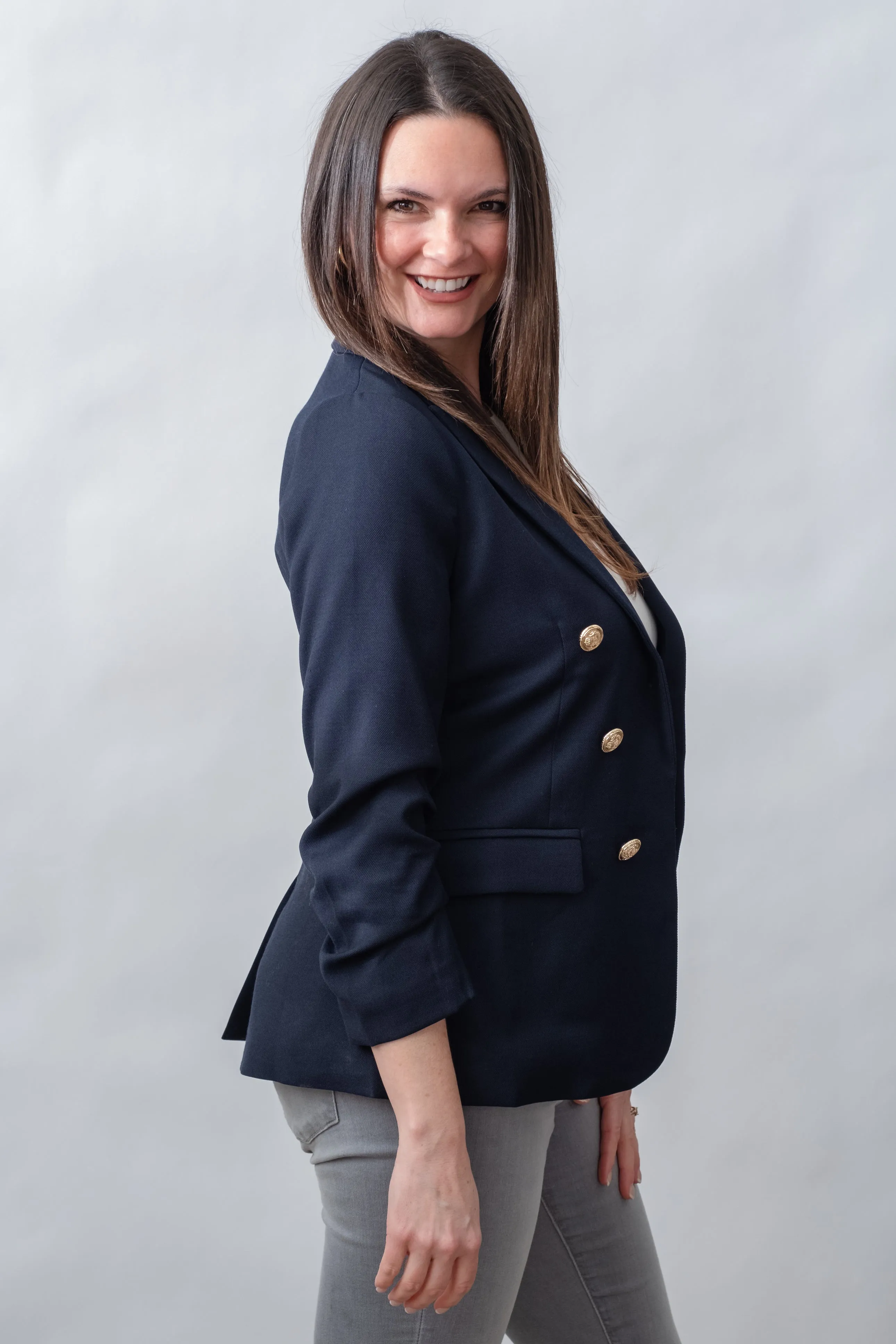 Felicity Navy Blazer