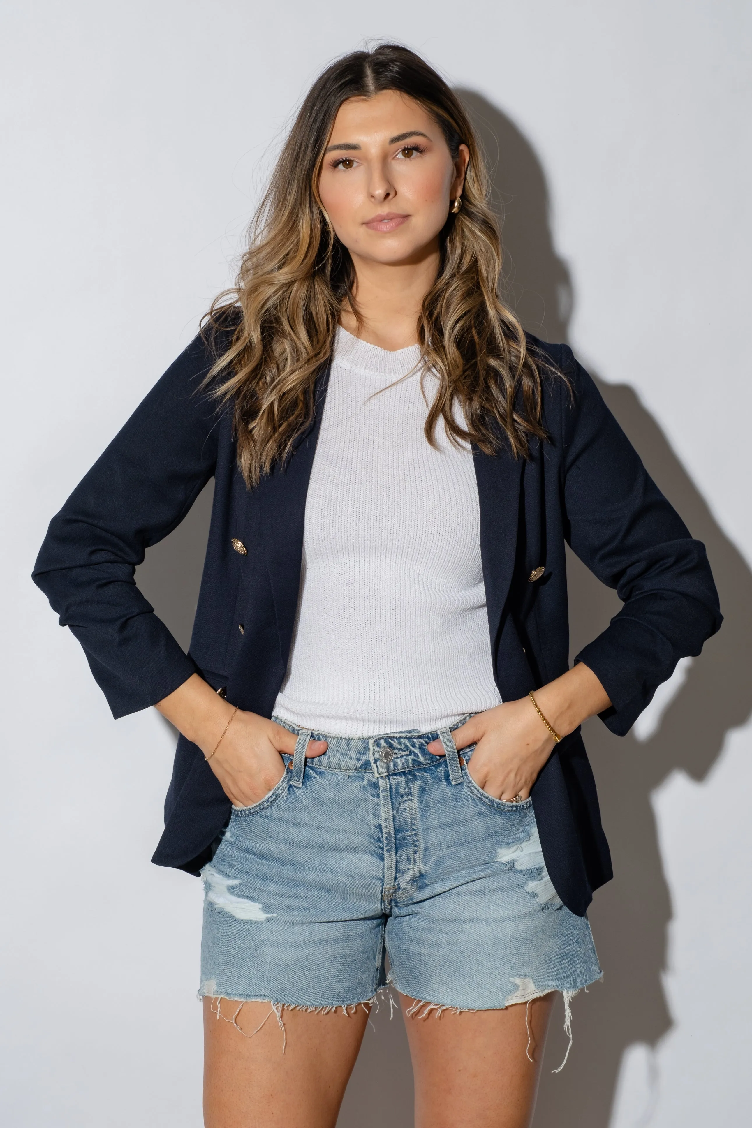 Felicity Navy Blazer