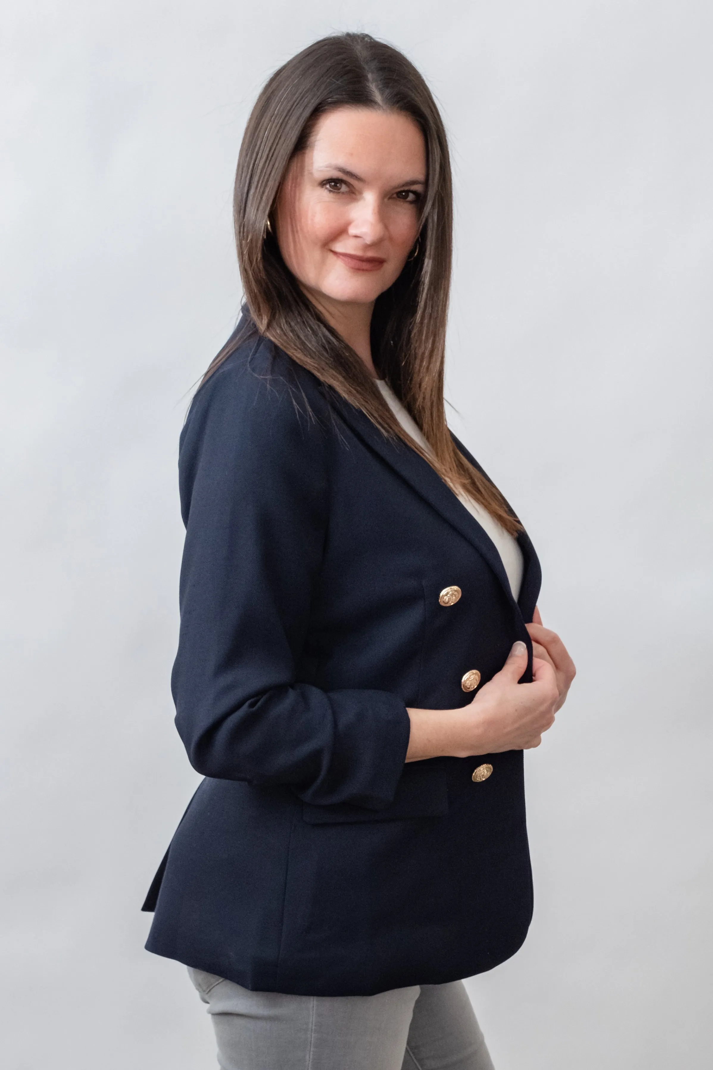 Felicity Navy Blazer