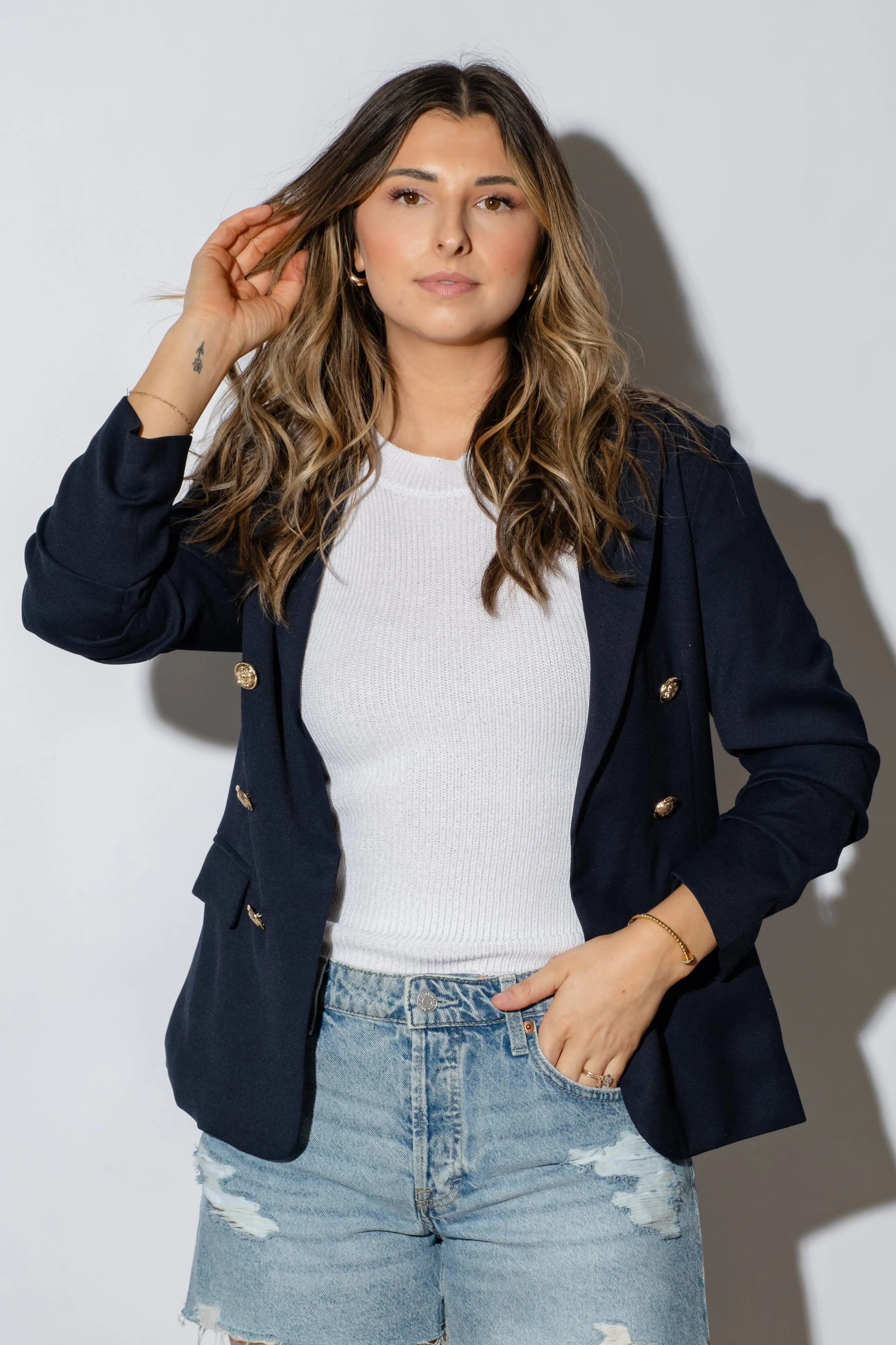 Felicity Navy Blazer