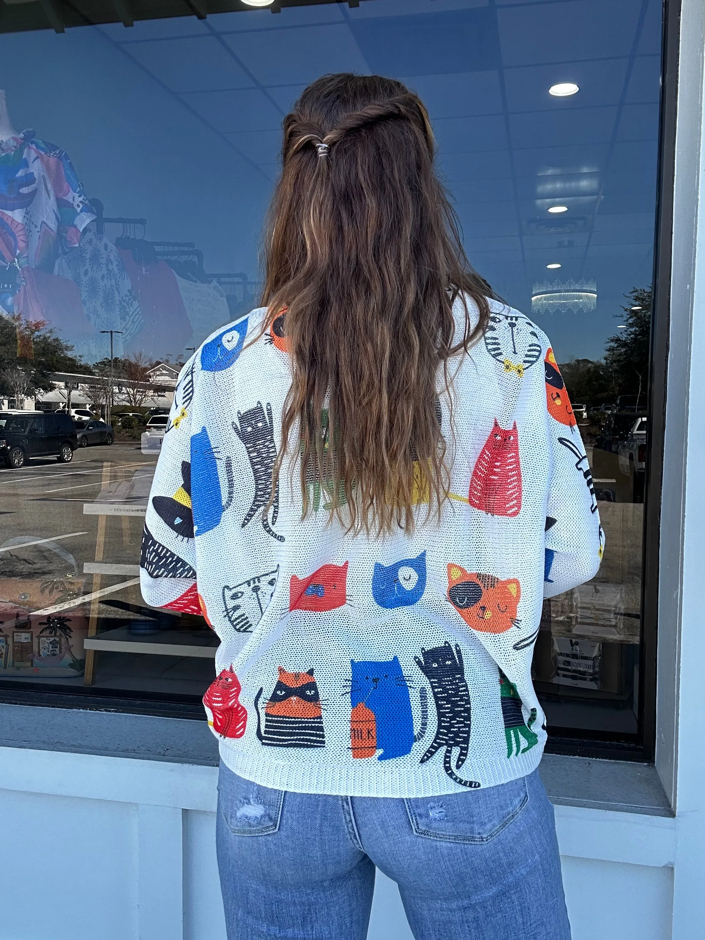 Feline Good Knit Top