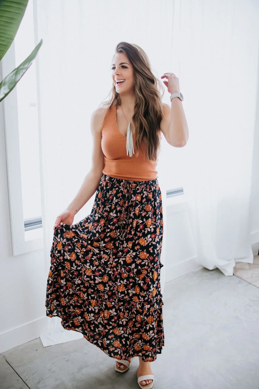 Field Day Floral Maxi Skirt