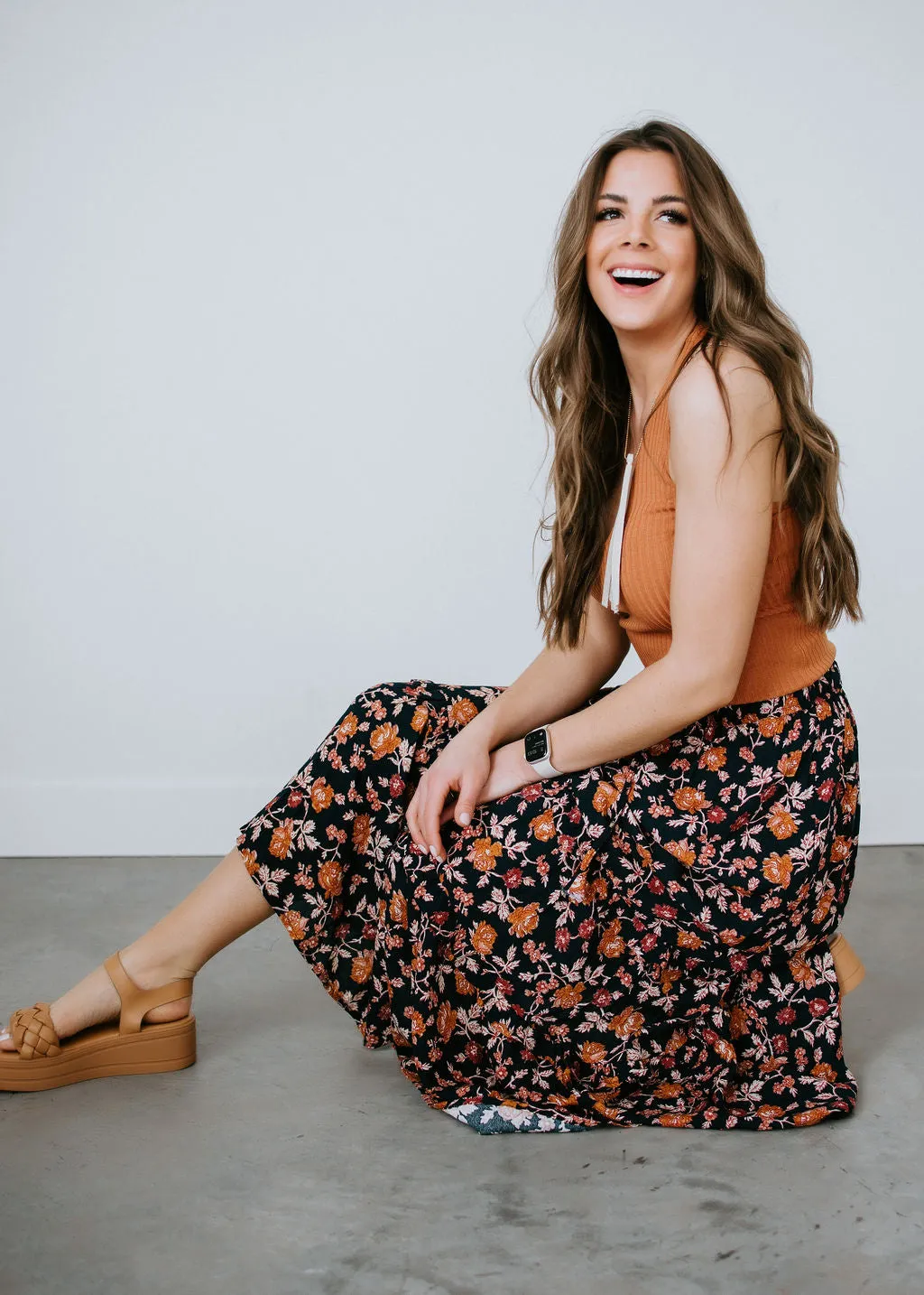 Field Day Floral Maxi Skirt