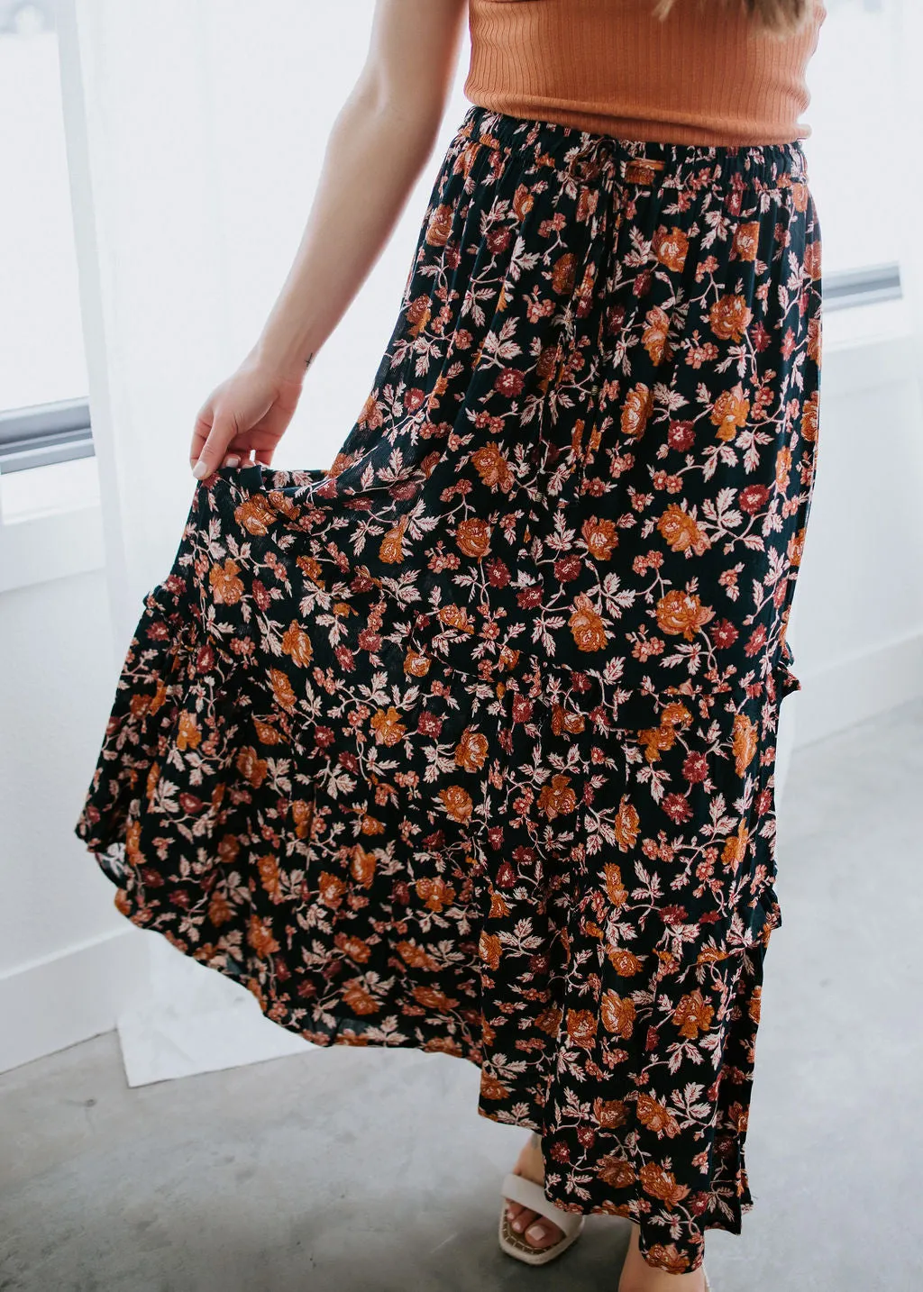 Field Day Floral Maxi Skirt
