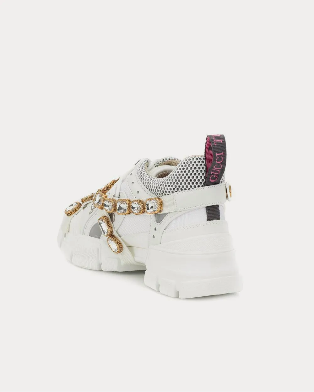 Flashtrek embellished White Low Top Sneakers