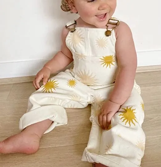 Floral & Sun Overalls
