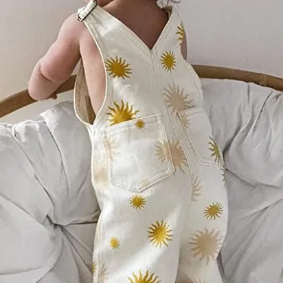 Floral & Sun Overalls