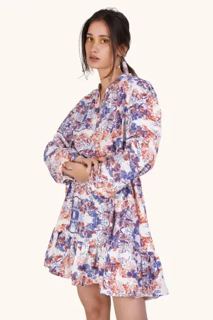 Fun Print Flared Dress