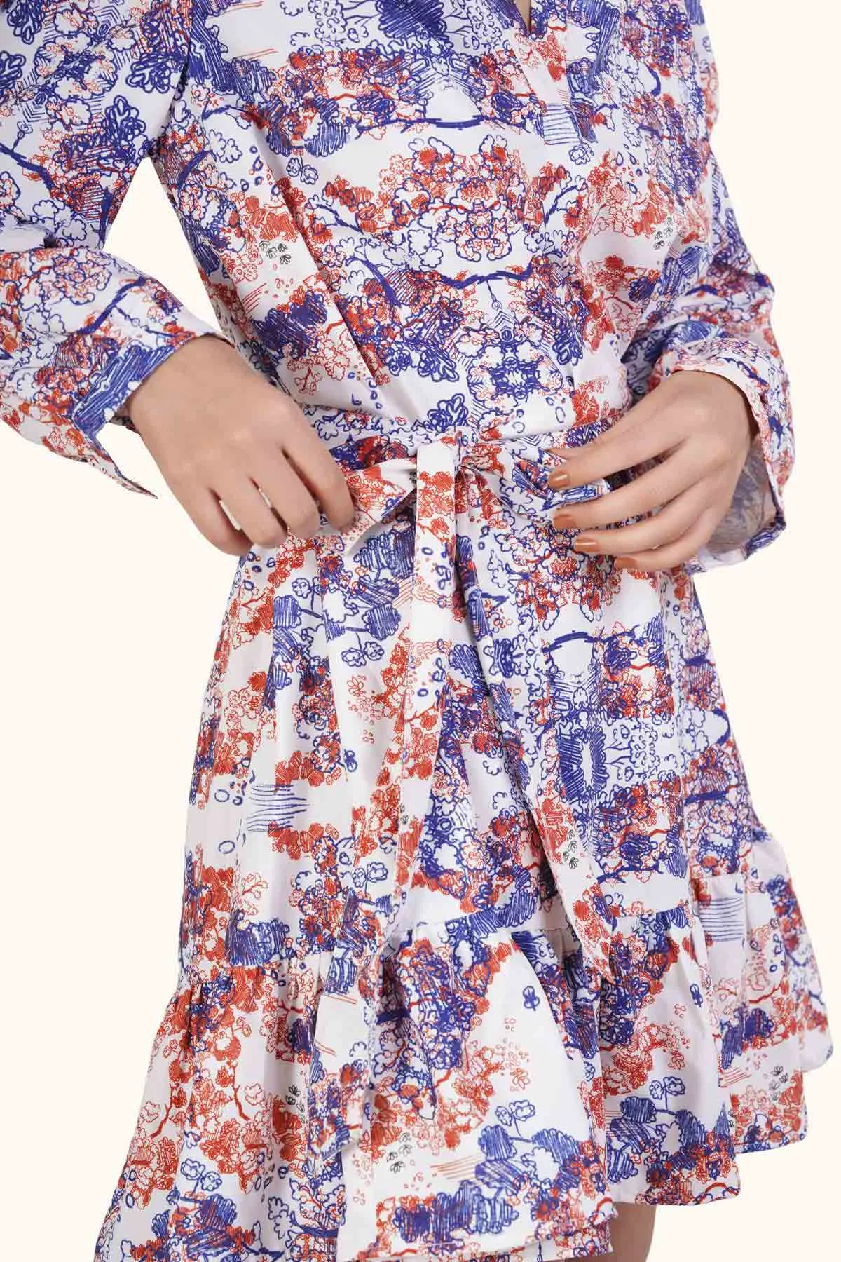 Fun Print Flared Dress