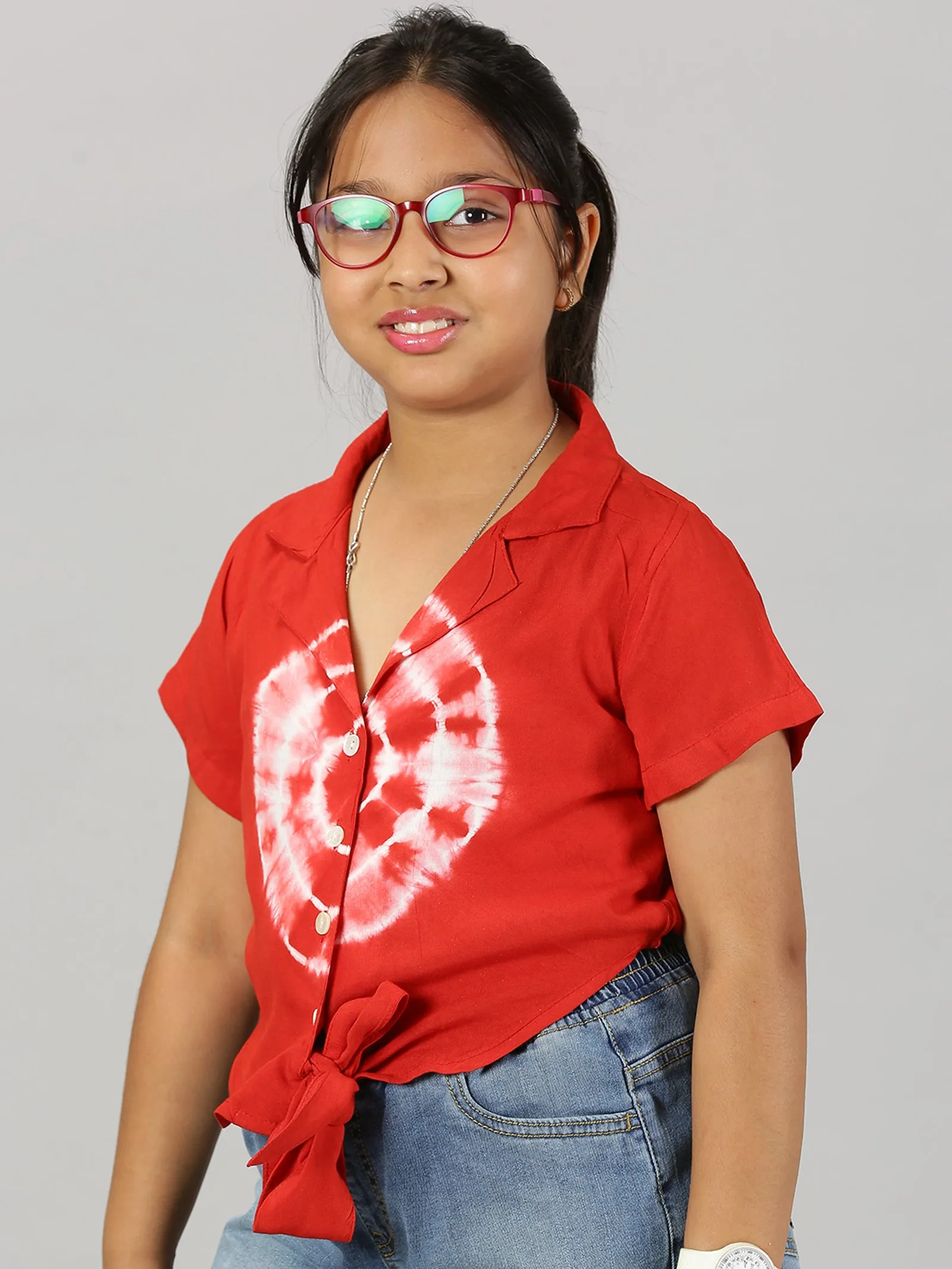 Girls Tie up Shirt Top