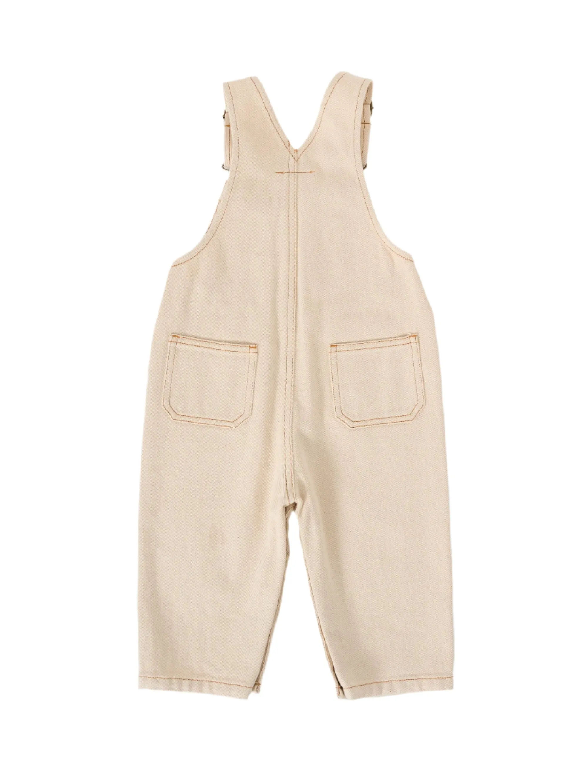 Goldie & Ace - Austin Denim Overalls | Oat - PREORDER