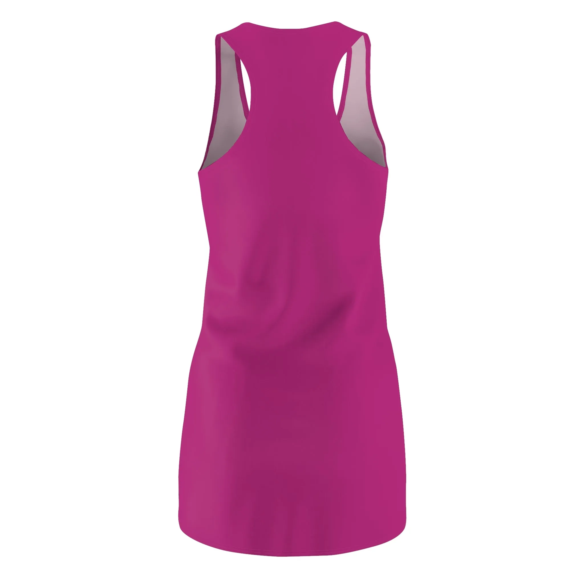 GRUMONH Women's Cut & Sew Racerback Dress Pink