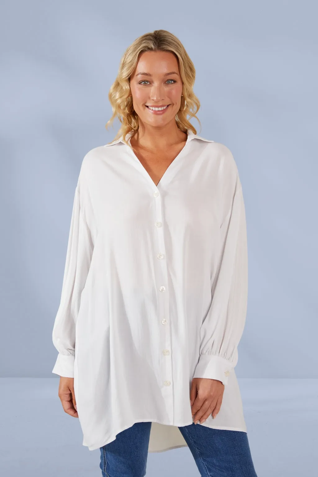 Haven Palermo Relaxed Shirt Bianco