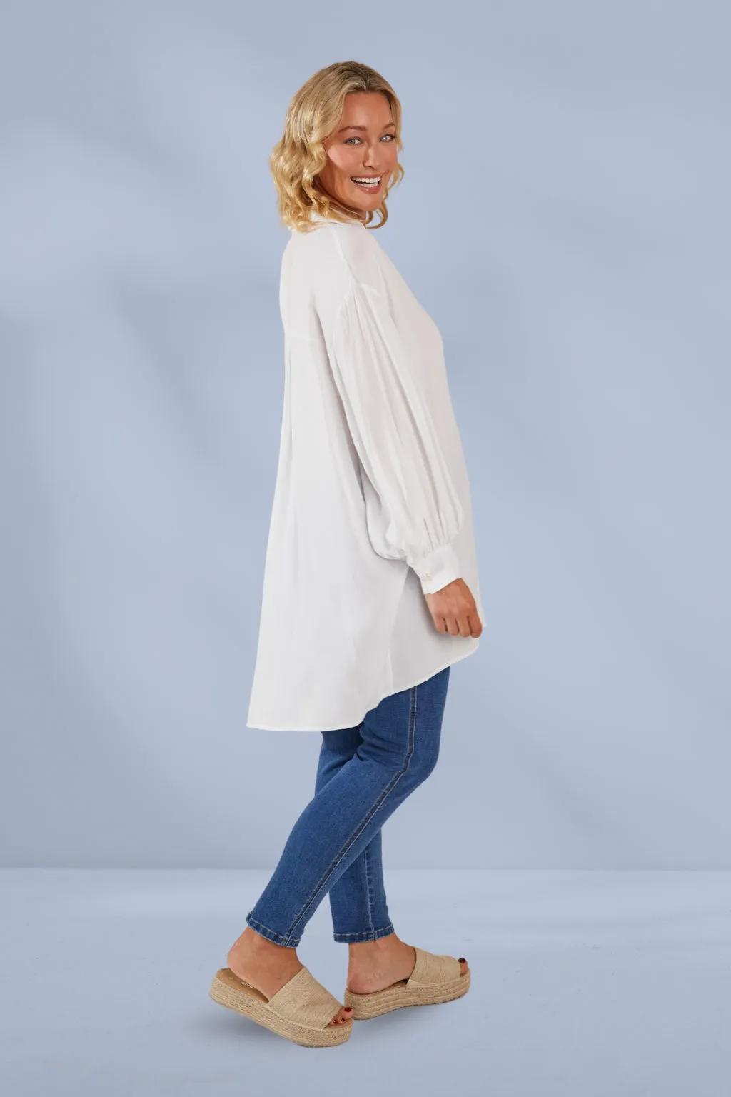 Haven Palermo Relaxed Shirt Bianco