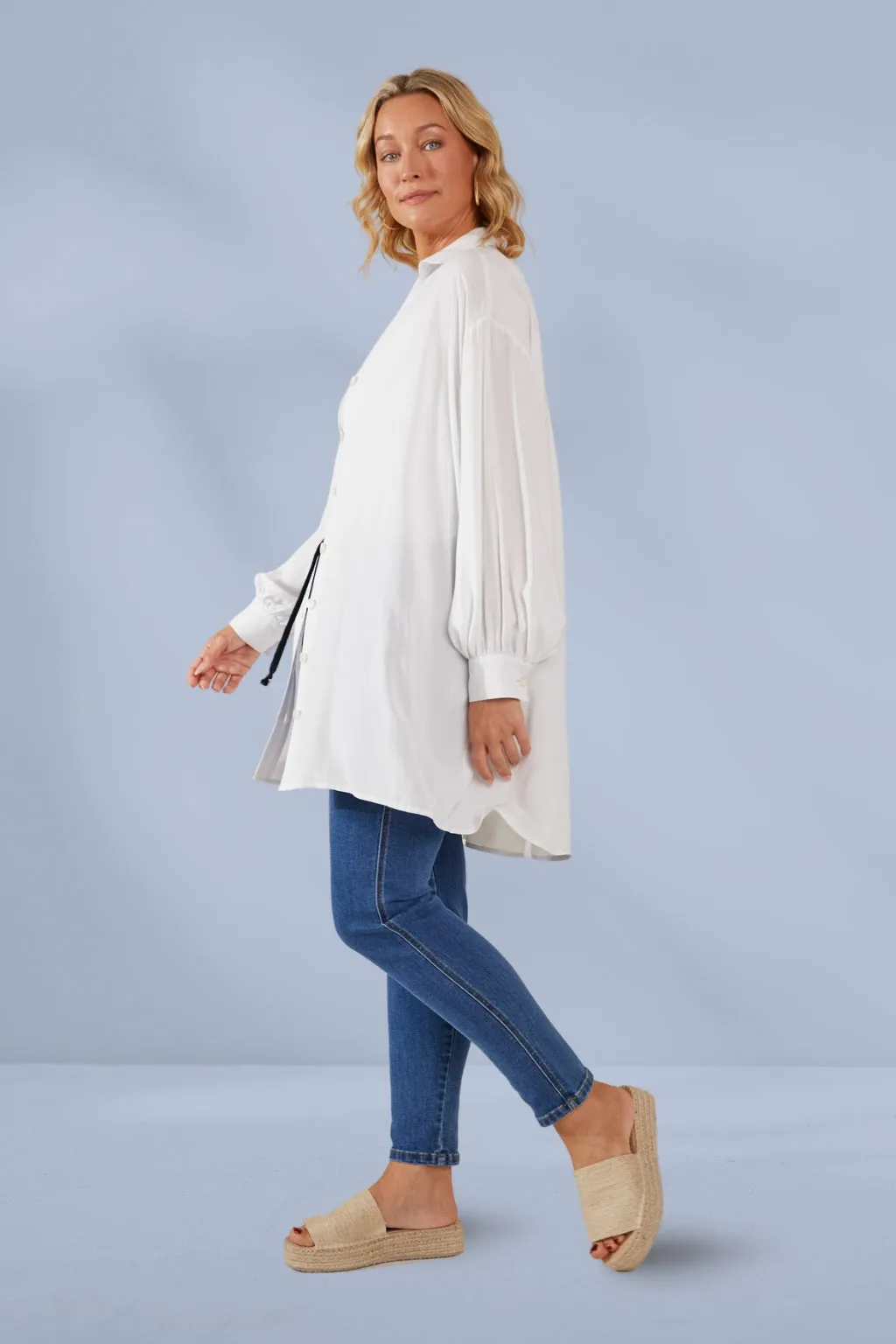 Haven Palermo Relaxed Shirt Bianco
