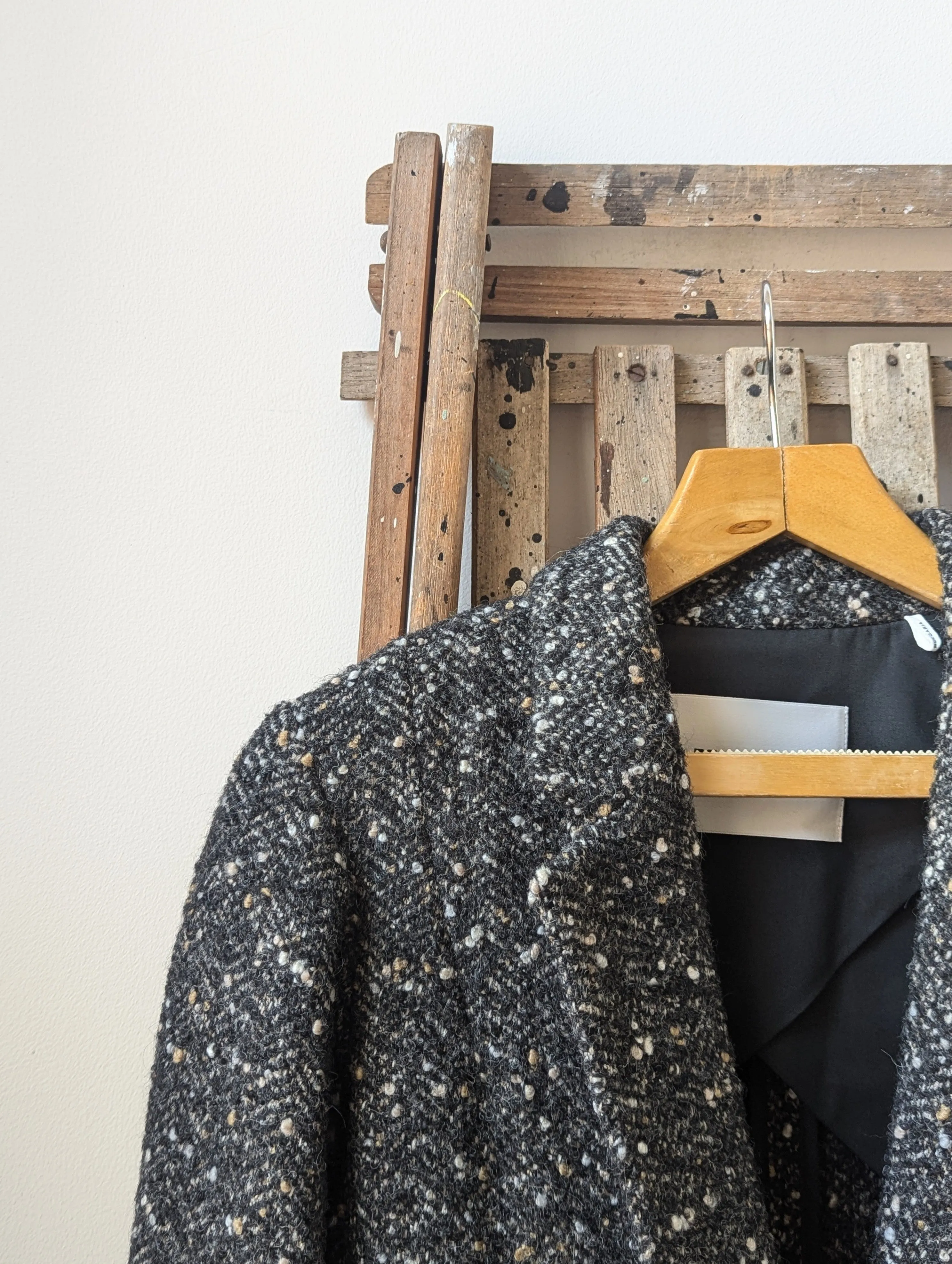 Hayden Flecked Black Jacket