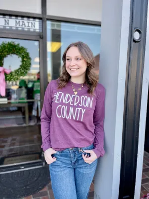 Henderson County Soft Longsleeve Unisex Tee