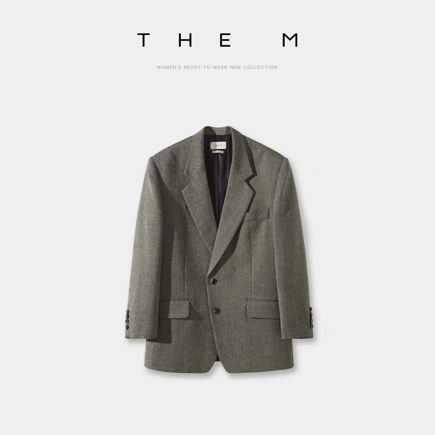 Herringbone Gray Suit