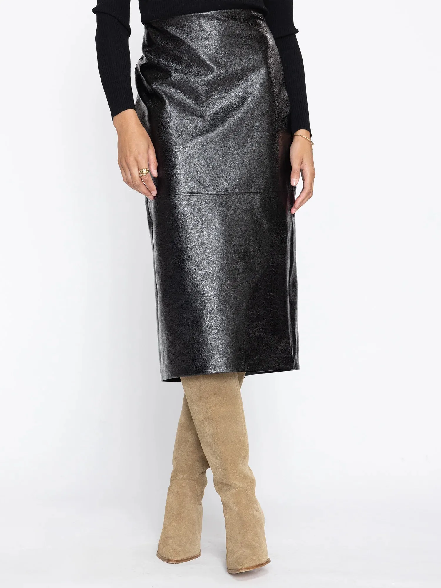 Irene Vegan Leather Skirt