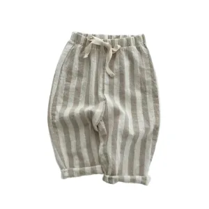 Jory Casual Loose Striped Long Pants 1-6y