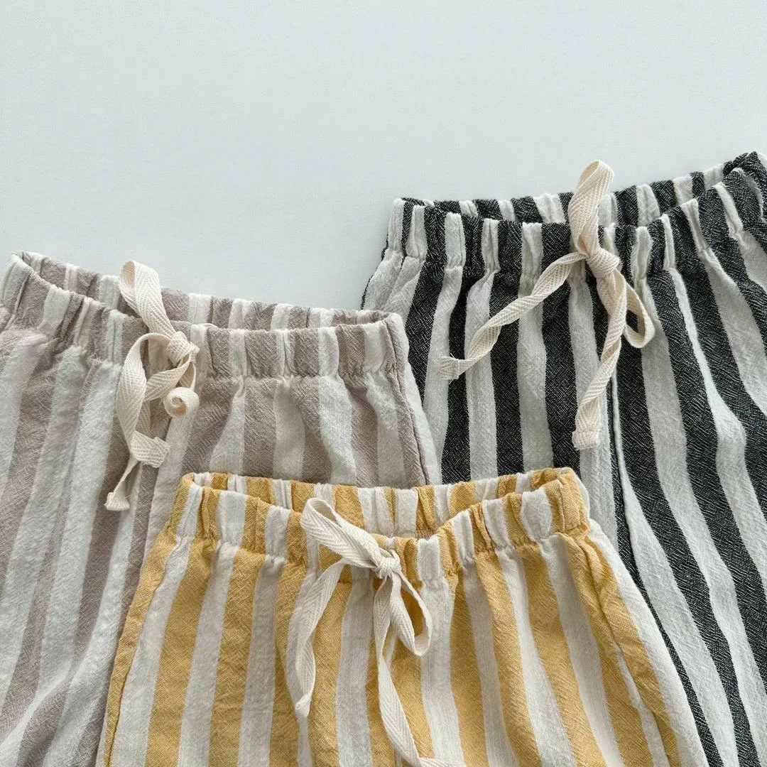 Jory Casual Loose Striped Long Pants 1-6y
