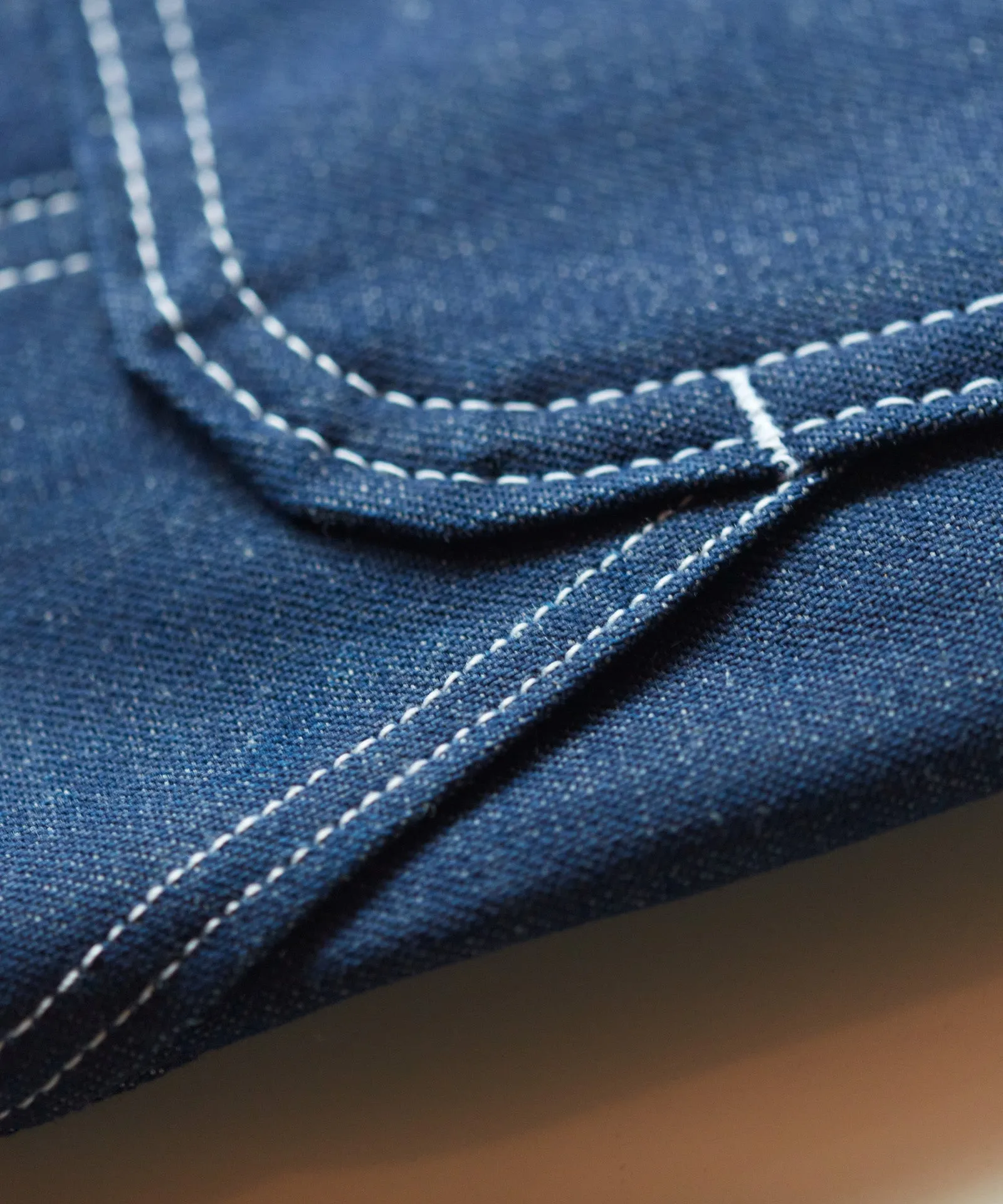LC King Indigo Denim Low Back Overalls - Full Cut