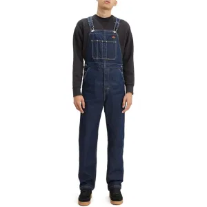 Levi's Men's Overalls Red Tab Logo Adjustable Straps Multi Pocket Denim Overalls