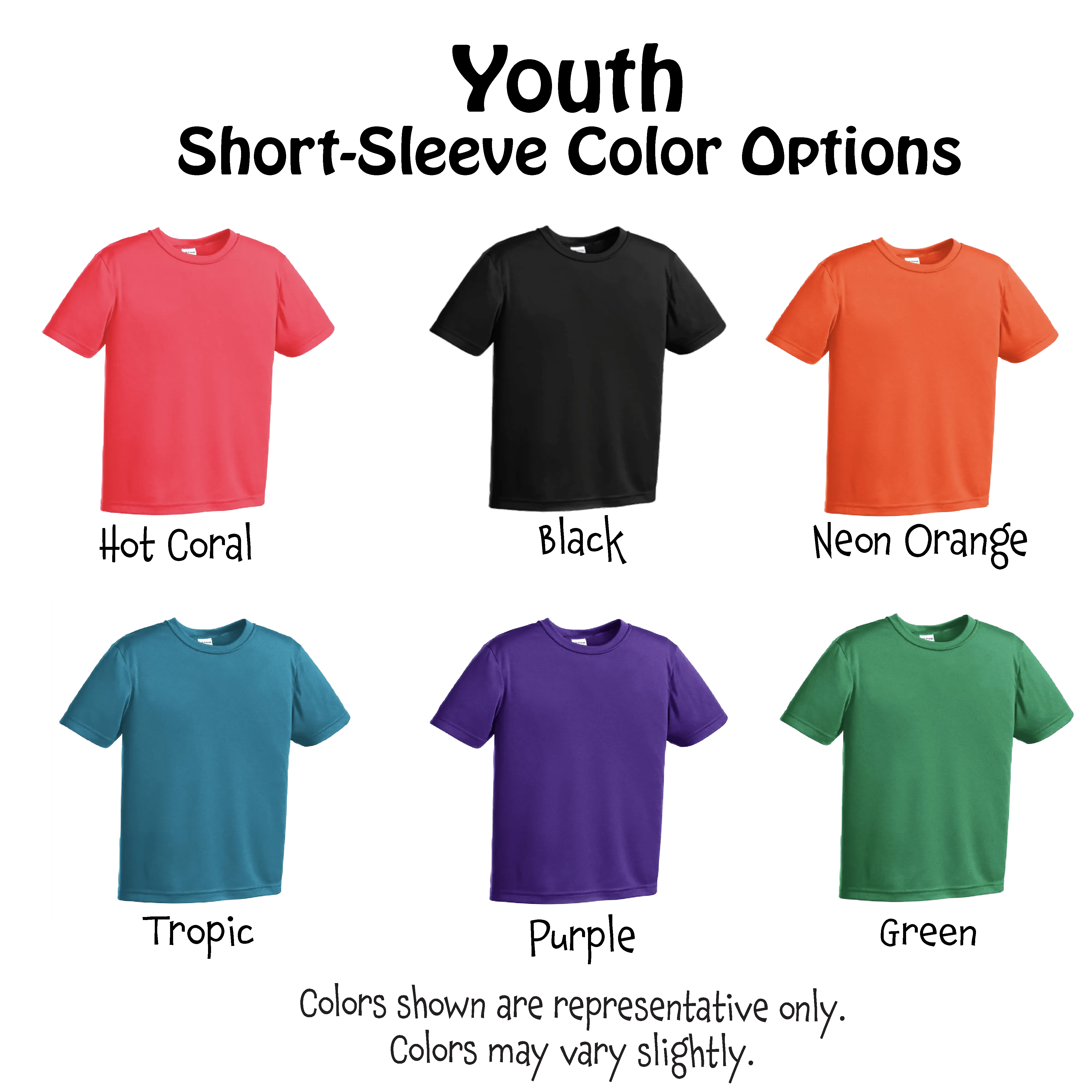 Live Love Pickleball | Youth Short Sleeve Pickleball Shirts | 100% Polyester
