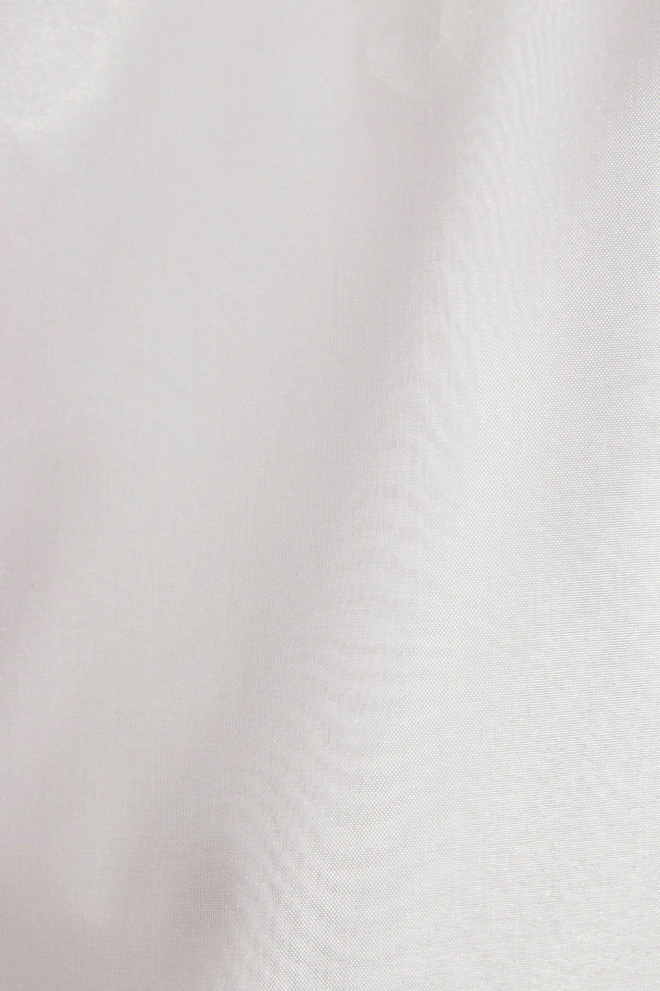 LONG ORGANZE VEST WITH EMBROIDERY DETAIL