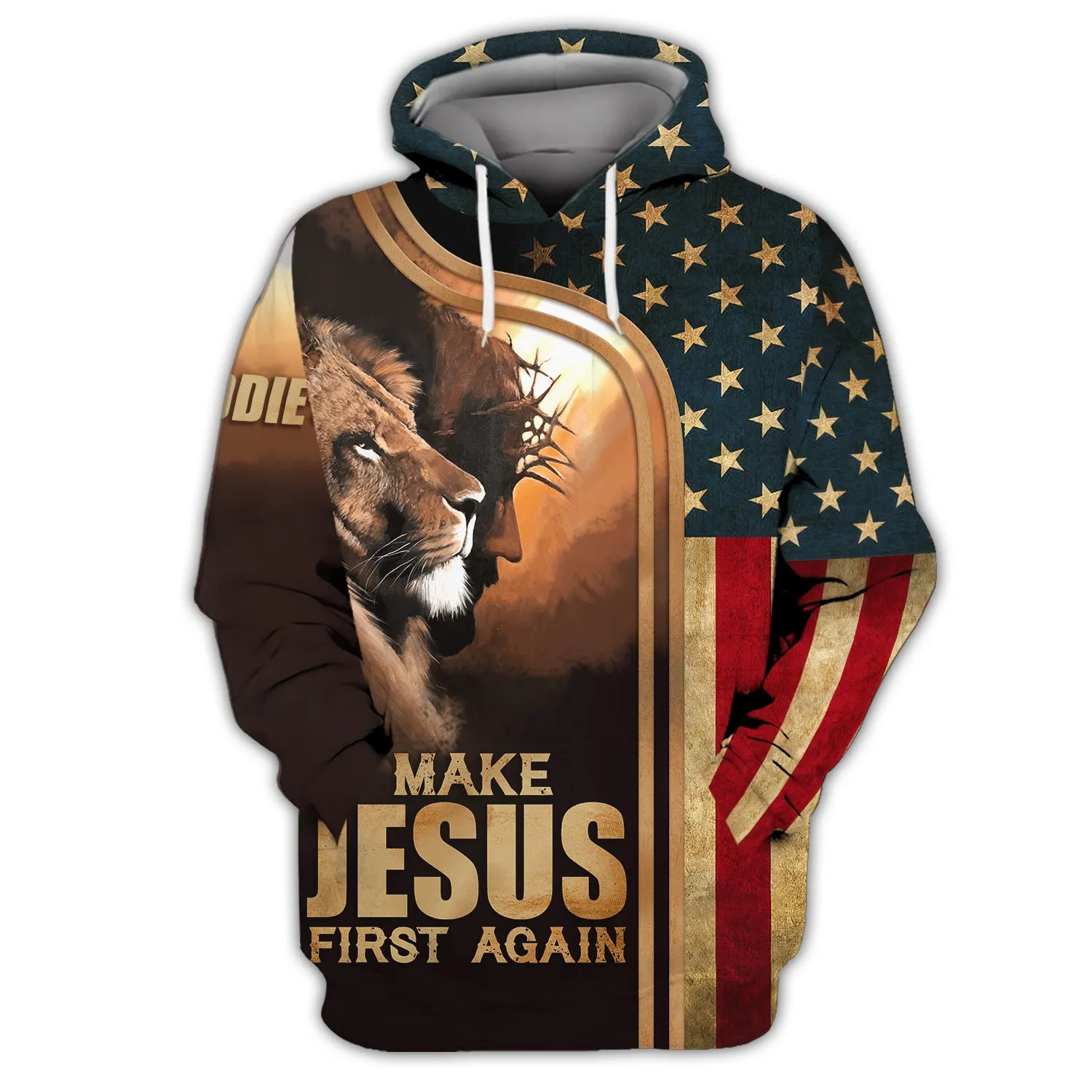 Make Jesus First Again Custom T-Shirt, Christian Shirts, Christian Gifts For Men