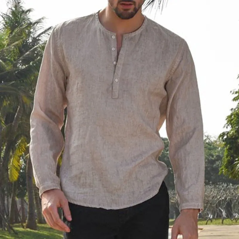 Men's Autumn Casual Long Sleeve Breathable Shirt | Plus Size