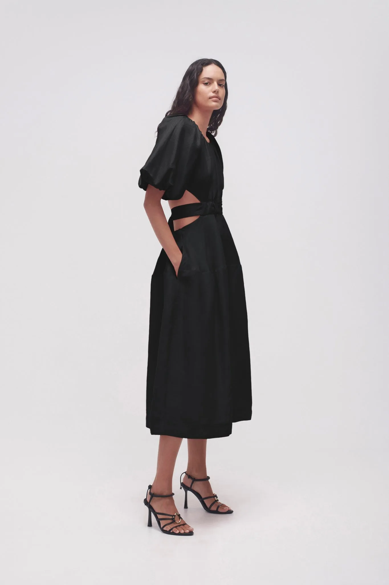 Mimosa Cut Out Midi Dress