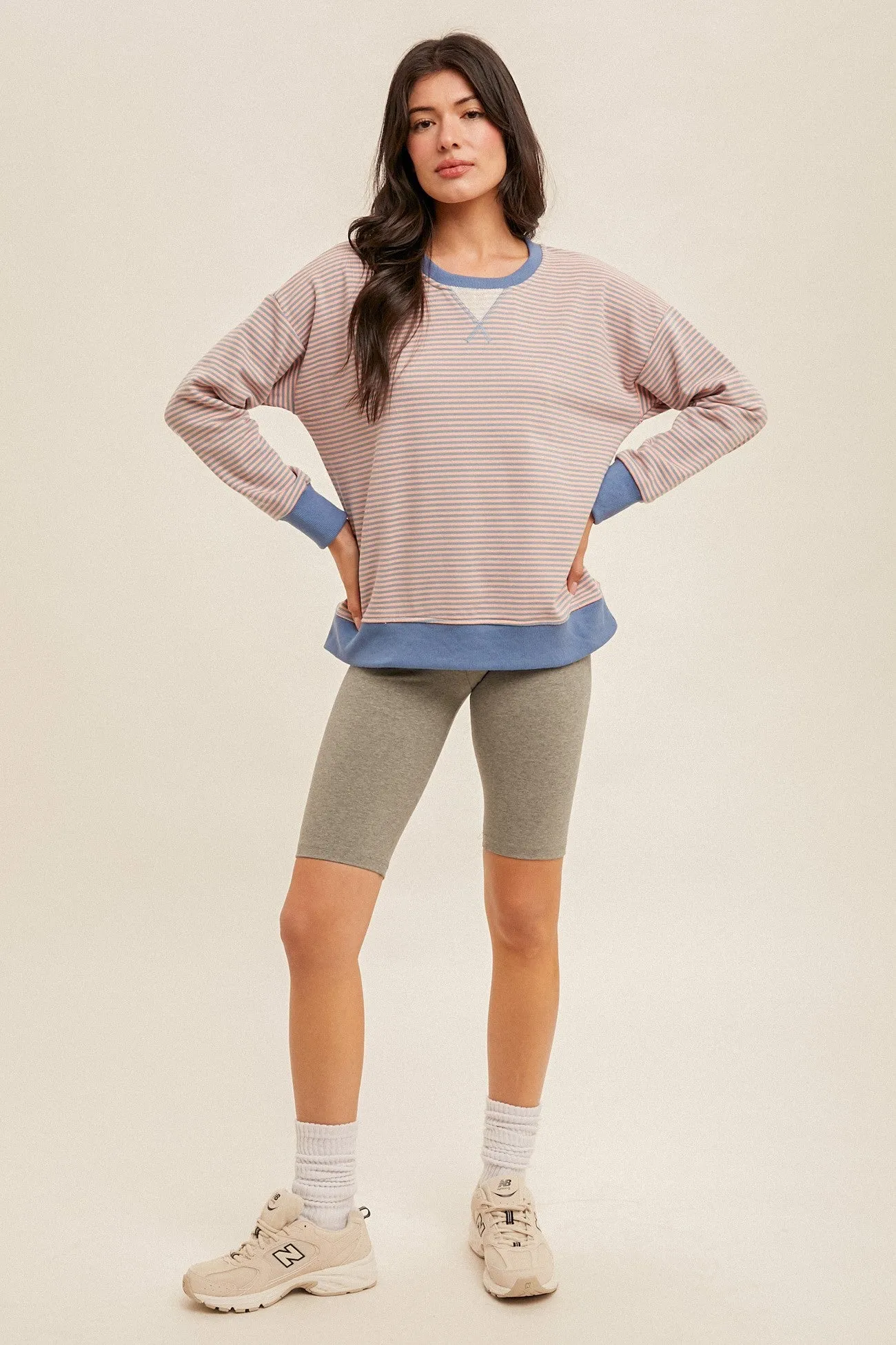 Mini Stripe Sweatshirt