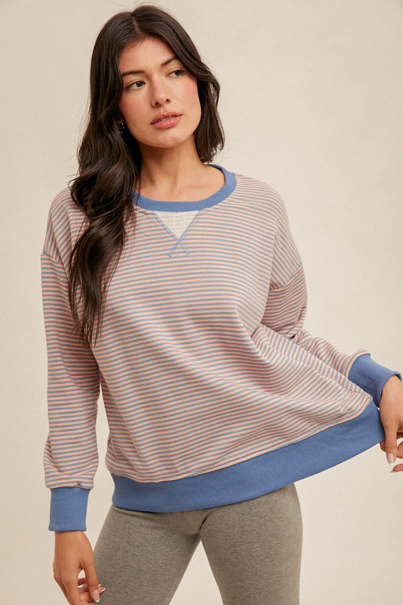 Mini Stripe Sweatshirt