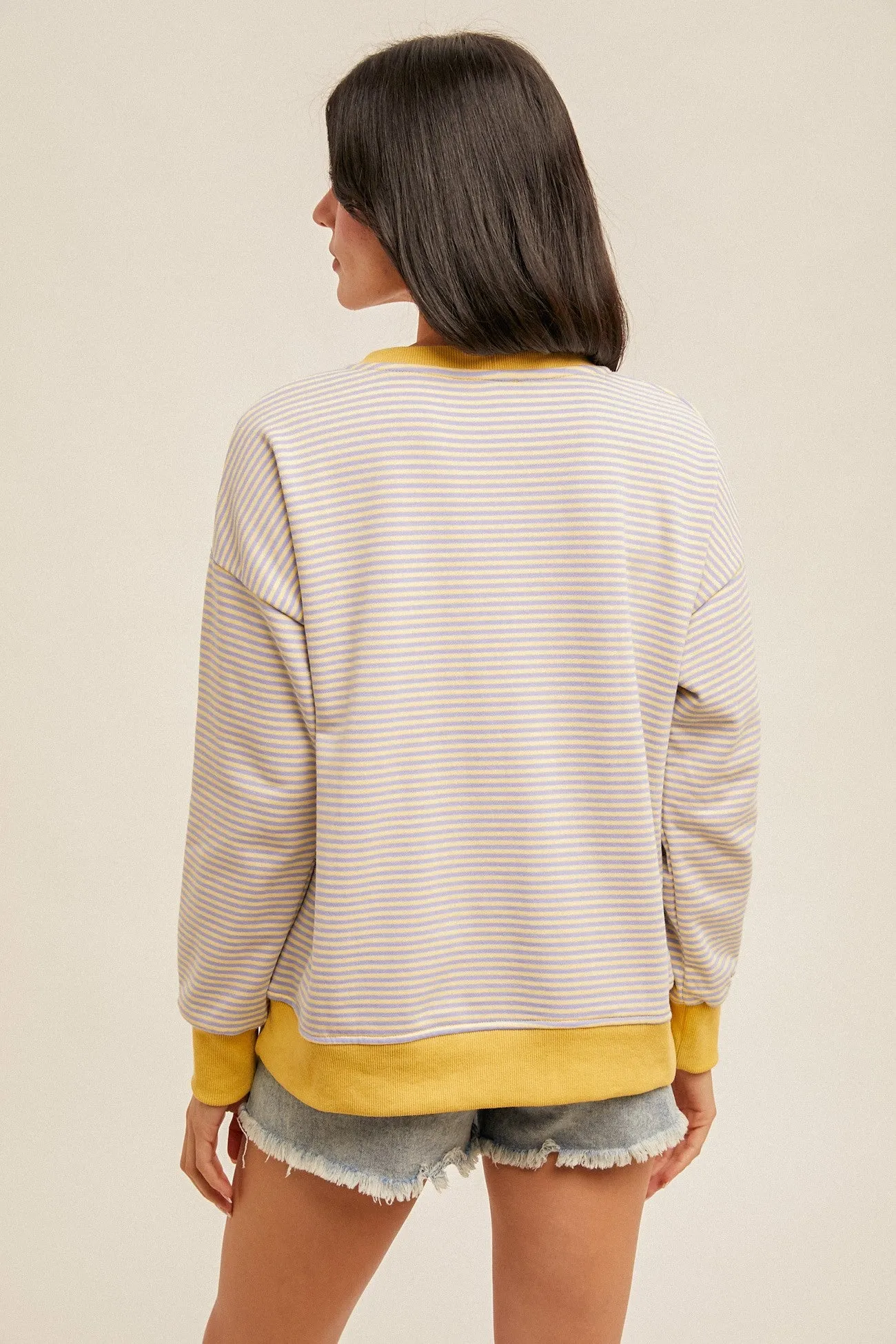 Mini Stripe Sweatshirt
