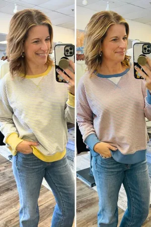 Mini Stripe Sweatshirt