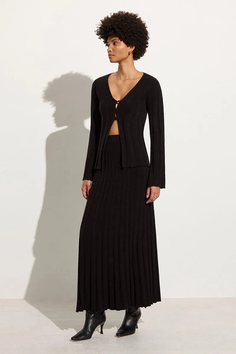 Mona Knit Skirt - Black