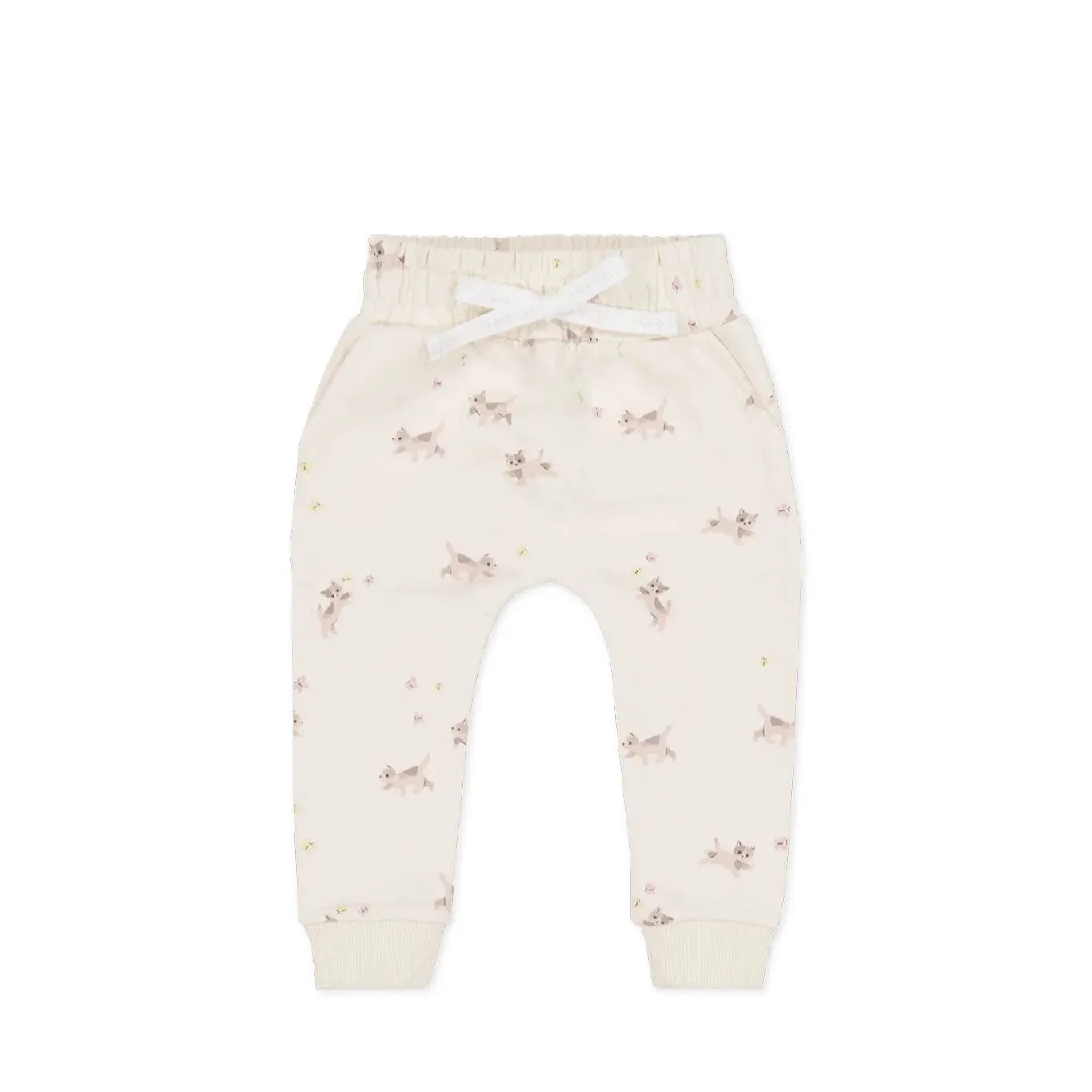 Morgan Track Pant - Playful Kittens Whisper