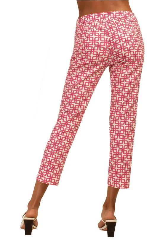 Moss 2 Pant in Azalea Print
