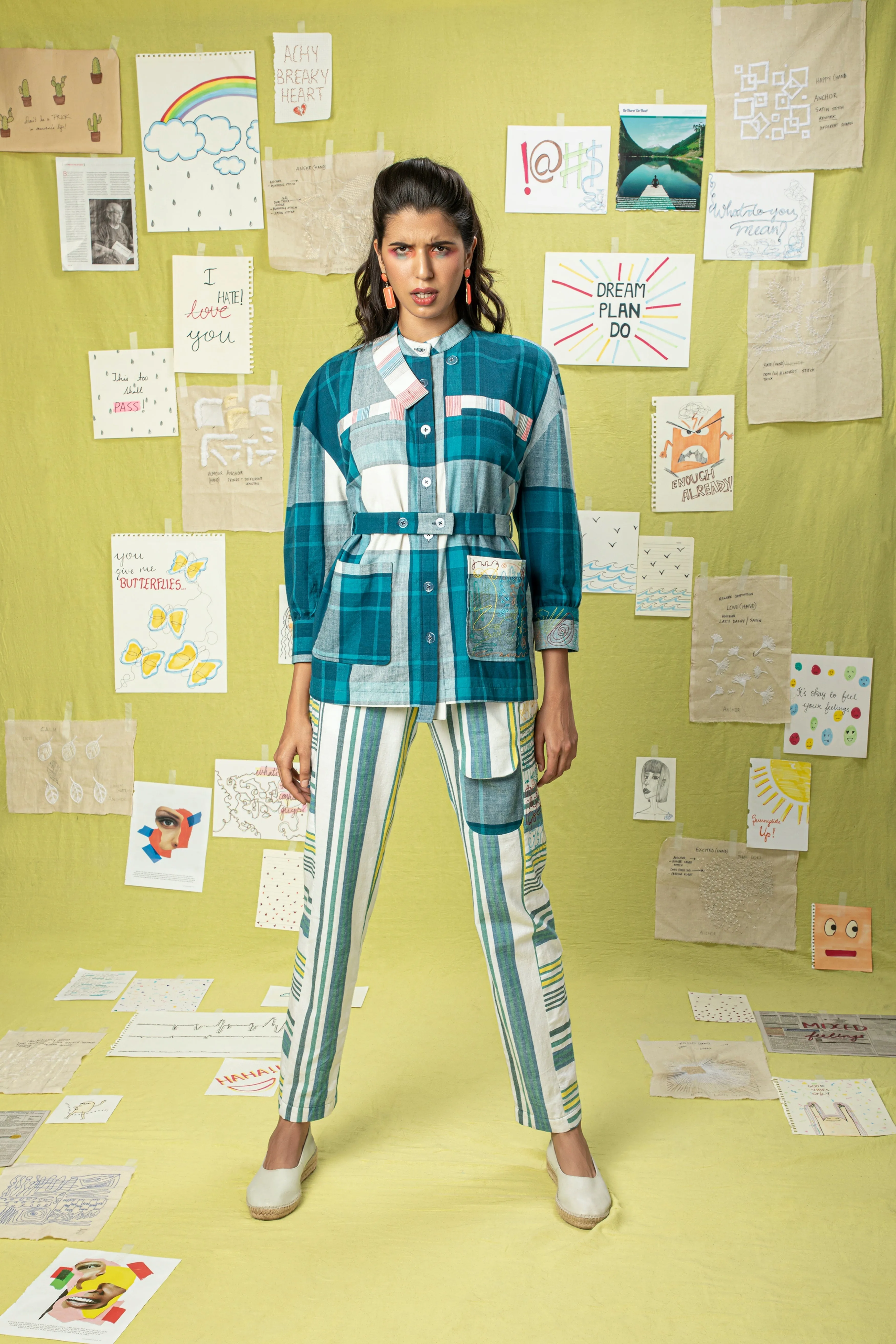 Multicolor Striped Pants