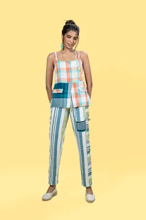 Multicolor Striped Pants