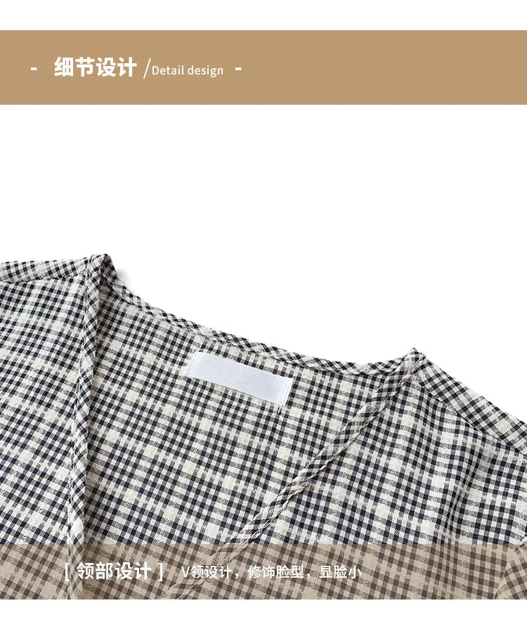 New Fashion V-neck Top Loose Trendy Shirt