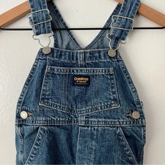OshKosh B’Gosh Toddler Boys’ Solid Cotton Denim Overalls