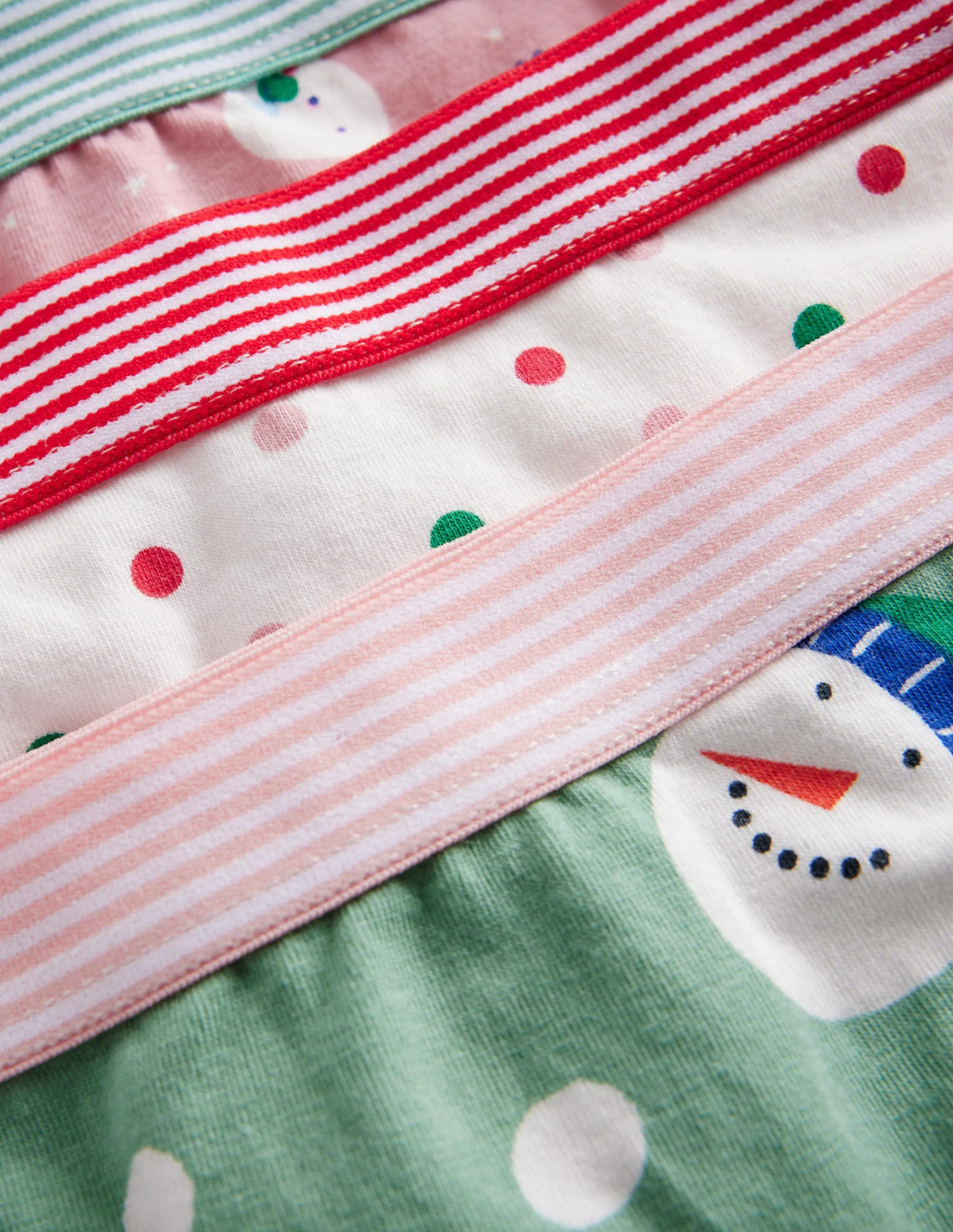 Pants 3 Pack-Pink Festive